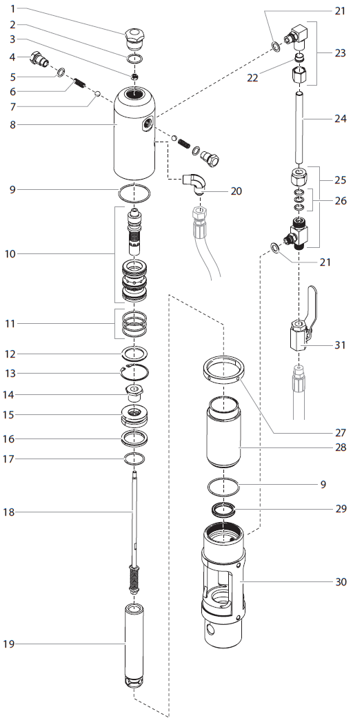 PowrTwin 12000 Plus DI Hydraulic Motor Parts